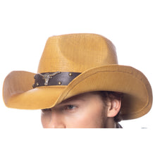 Load image into Gallery viewer, Straw Cowboy Hat (Eagle)