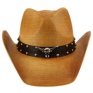 Straw Cowboy Hat (Eagle)