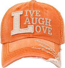 Load image into Gallery viewer, Live Laugh Love Baseball Cap