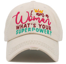 Load image into Gallery viewer, What’s Your Superpower Baseball Cap