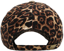Load image into Gallery viewer, Distressed Leopard  Baseball Cap