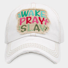 Load image into Gallery viewer, Wake Pray Slay Baseball Cap
