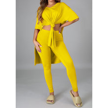 Load image into Gallery viewer, Tunic &amp; Legging Set (Yellow)