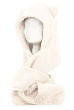 Load image into Gallery viewer, Sherpa Hooded Scarf