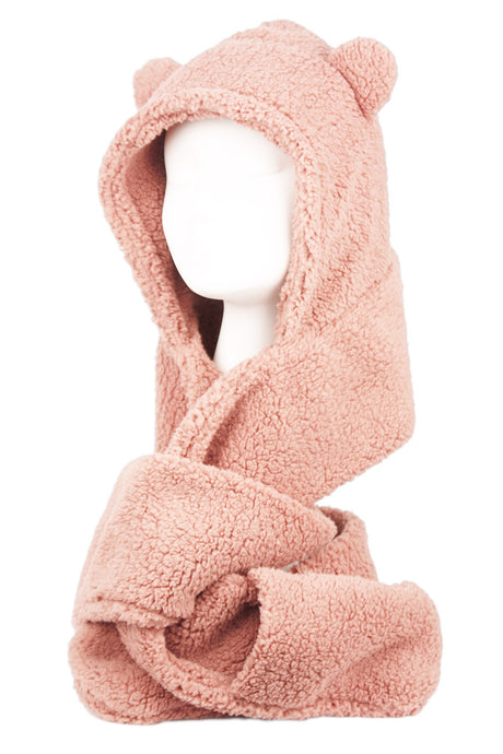 Sherpa Hooded Scarf