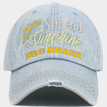 Load image into Gallery viewer, Spread Sunshine Baseball Cap