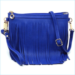 Royal  Fringe Crossbody/Wristlet/Clutch
