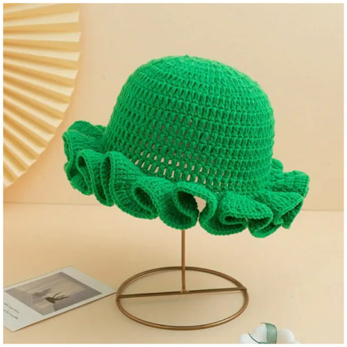 Green Crochet Hat