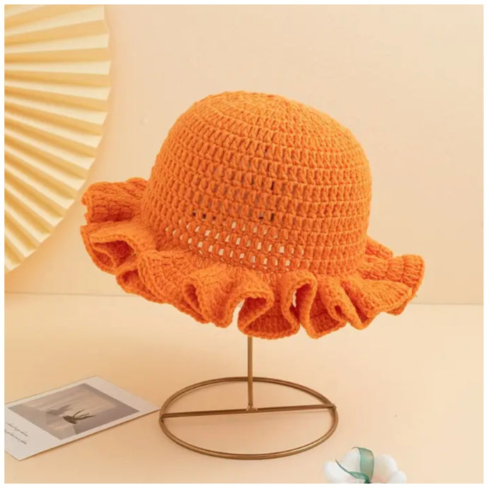 Orange Crochet Hat