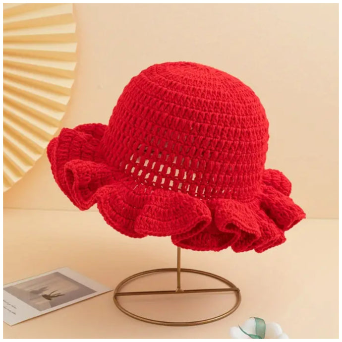 Red Crochet Hat