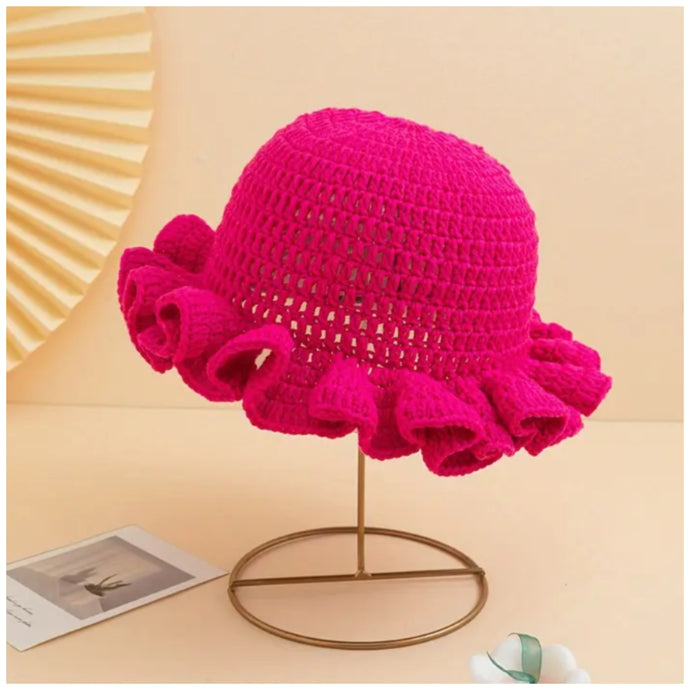 Pink Crochet Hat