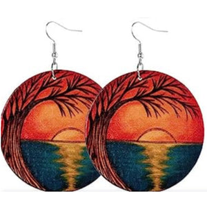 Serene Wood Earrings