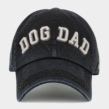 Load image into Gallery viewer, Dog Dad Distressed Baseball Cap