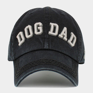 Dog Dad Distressed Baseball Cap