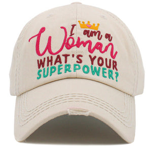 What’s Your Superpower Baseball Cap