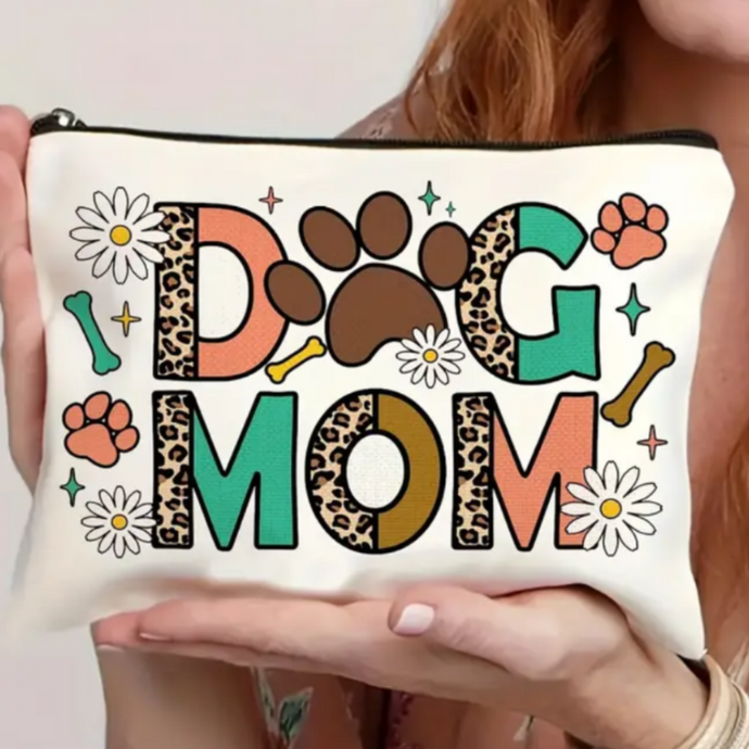 Dog Mom Cosmetic Pouch