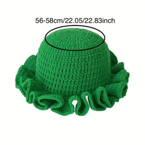 Green Crochet Hat