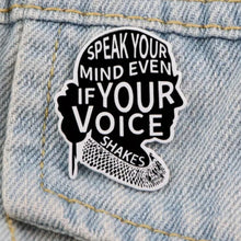 Load image into Gallery viewer, Speak Your Mind Enamel Pin