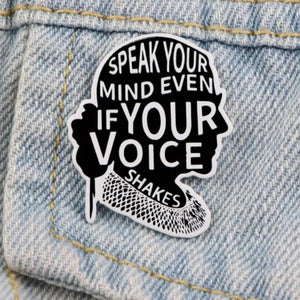 Speak Your Mind Enamel Pin