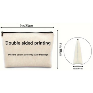 Educated Melanated Cosmetic Pouch