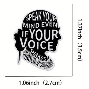 Speak Your Mind Enamel Pin