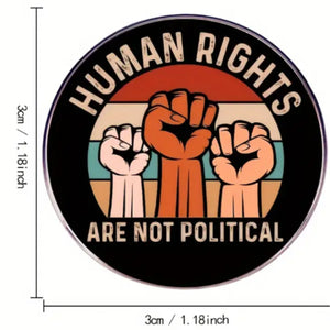 Human Rights Enamel Pin