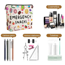 Load image into Gallery viewer, Emergency Snacks Cosmetic Pouch