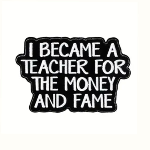 Teaching for Fame Enamel Pin