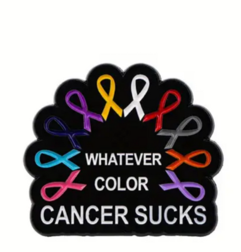 Cancer Sucks Enamel Pin