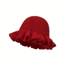 Load image into Gallery viewer, Red Crochet Hat