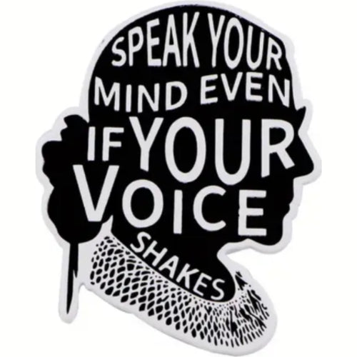 Speak Your Mind Enamel Pin