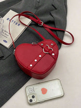 Load image into Gallery viewer, Heart Shaped Crossbody Handbag