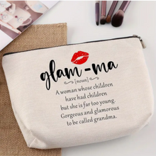Load image into Gallery viewer, Glam-ma Cosmetic Pouch