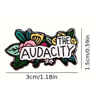 Audacity Enamel Pin