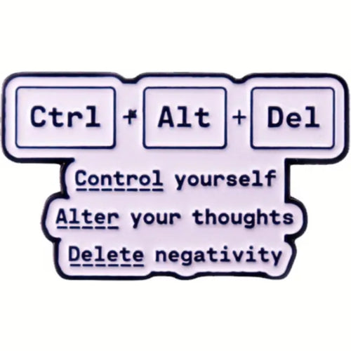 CTRL ALT DEL Enamel Pin