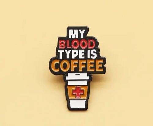 Coffee Enamel Pin