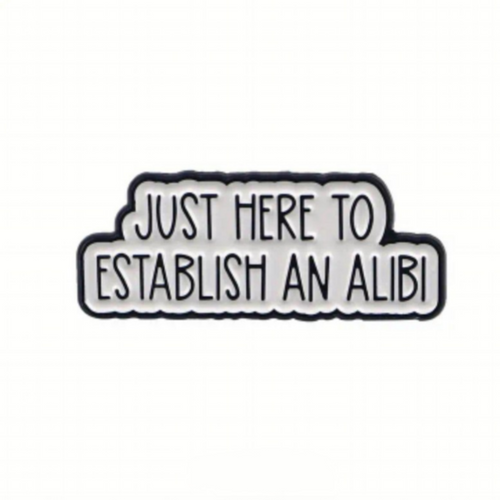 Alibi Enamel Pin