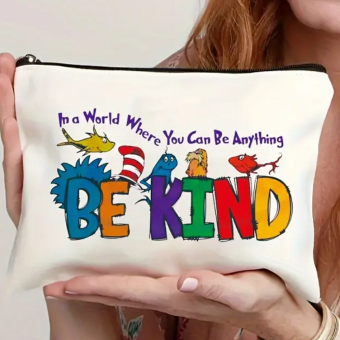 Be Kind Cosmetic Pouch