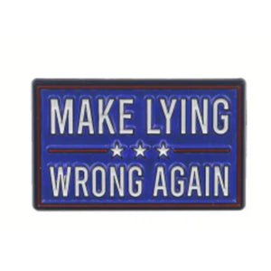 Lying Enamel Pin