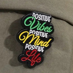 Positive Enamel Pin