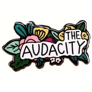 Audacity Enamel Pin