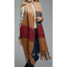 Load image into Gallery viewer, Almond Multi X Long Chunky Scarf