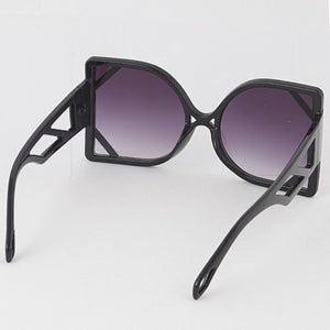 Oversized Half Moon Sunglasses