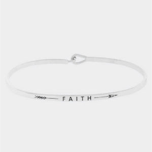 Faith Bangle Bracelet