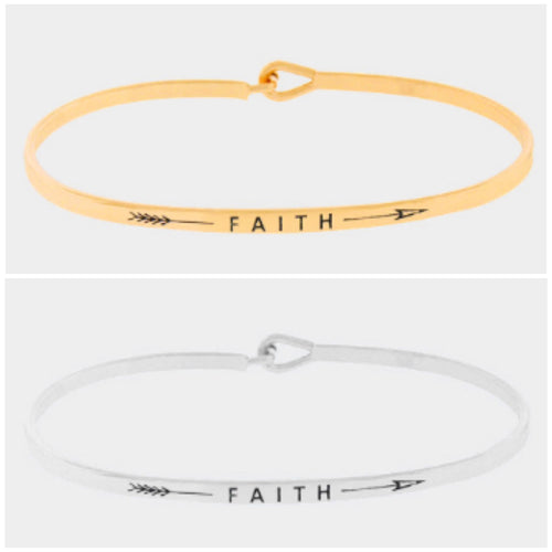 Faith Bangle Bracelet