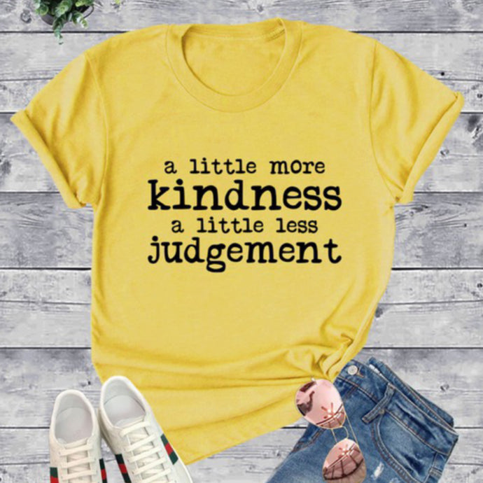 Judge Less T Shirt (Yellow)
