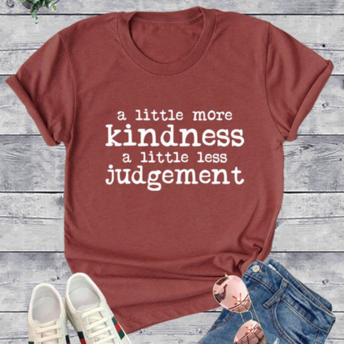 Judge Less T Shirt (Brick)