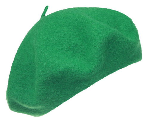 Classic Wool Beret (Green)