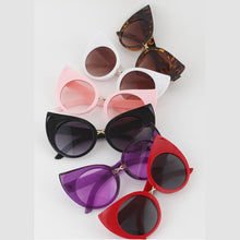 Load image into Gallery viewer, Round Cat Eye Sunglasses