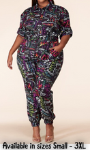 Load image into Gallery viewer, Graffiti Jumpsuit